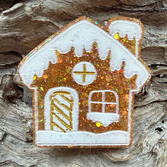 Medium Gingerbread House Tag