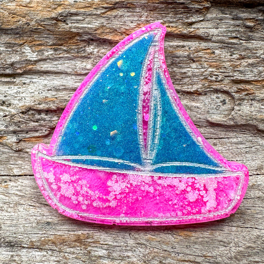 Sailing Boat Shaped Tag