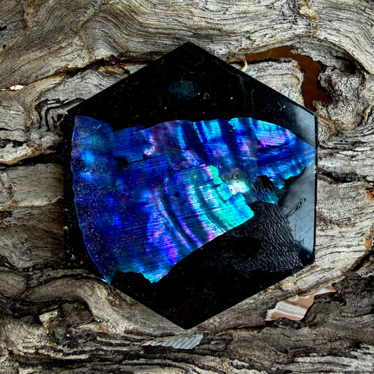 Large Hexagon Tag