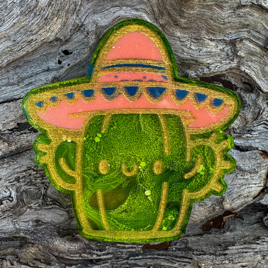 Sombrero Cactus Shaped Tag