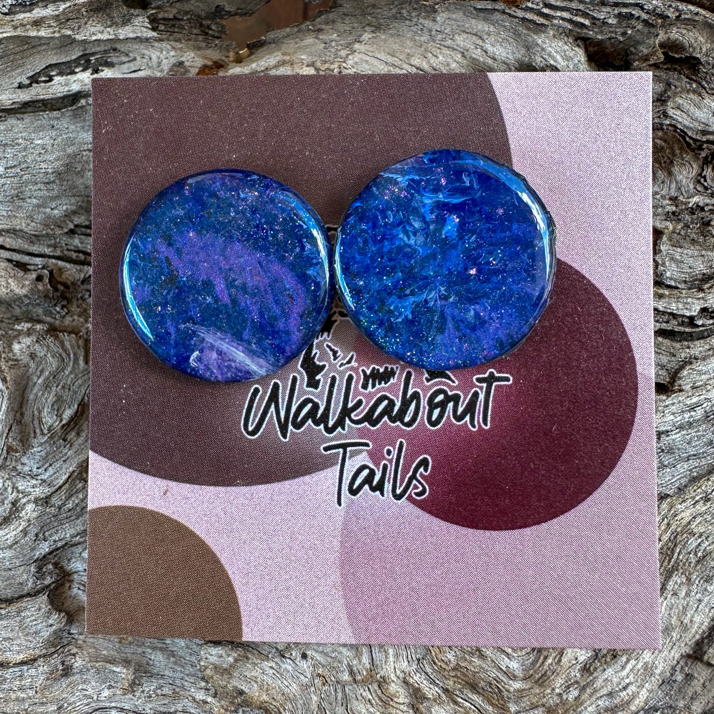 Galaxy Statement Stud Earrings