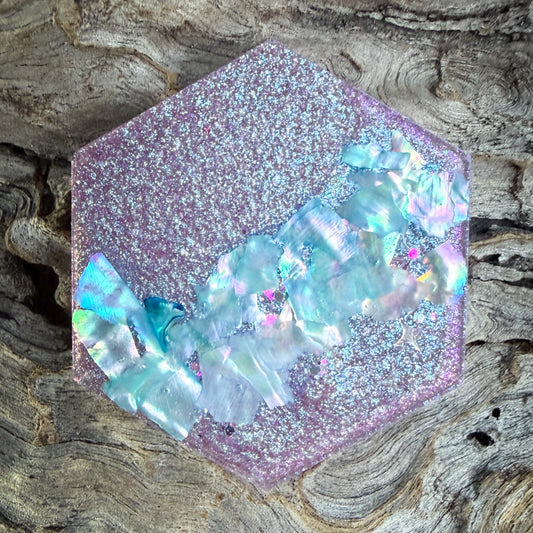 Large Hexagon Tag