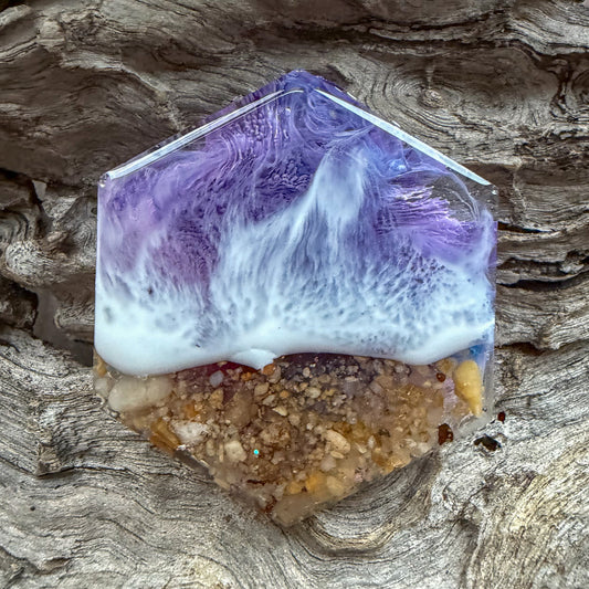 Large Hexagon Beach Tag