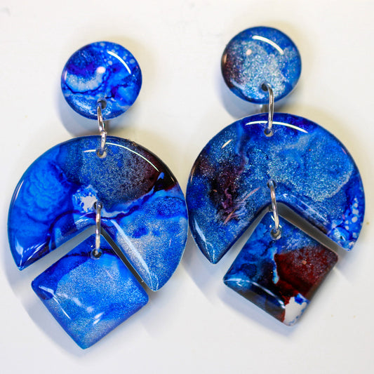 Resin Drop Earrings