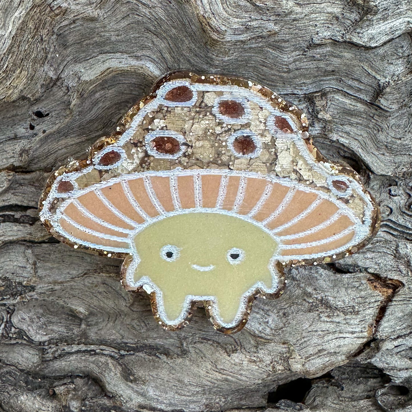 Cute Toad Stool Shaped Tag