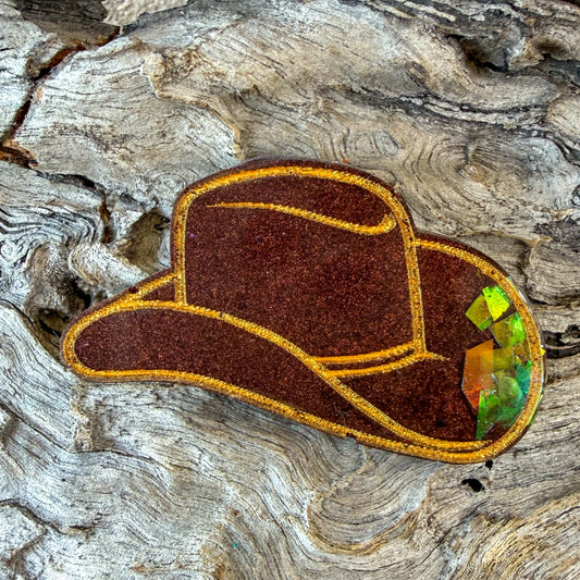 Cowboy Hat Shaped Tag