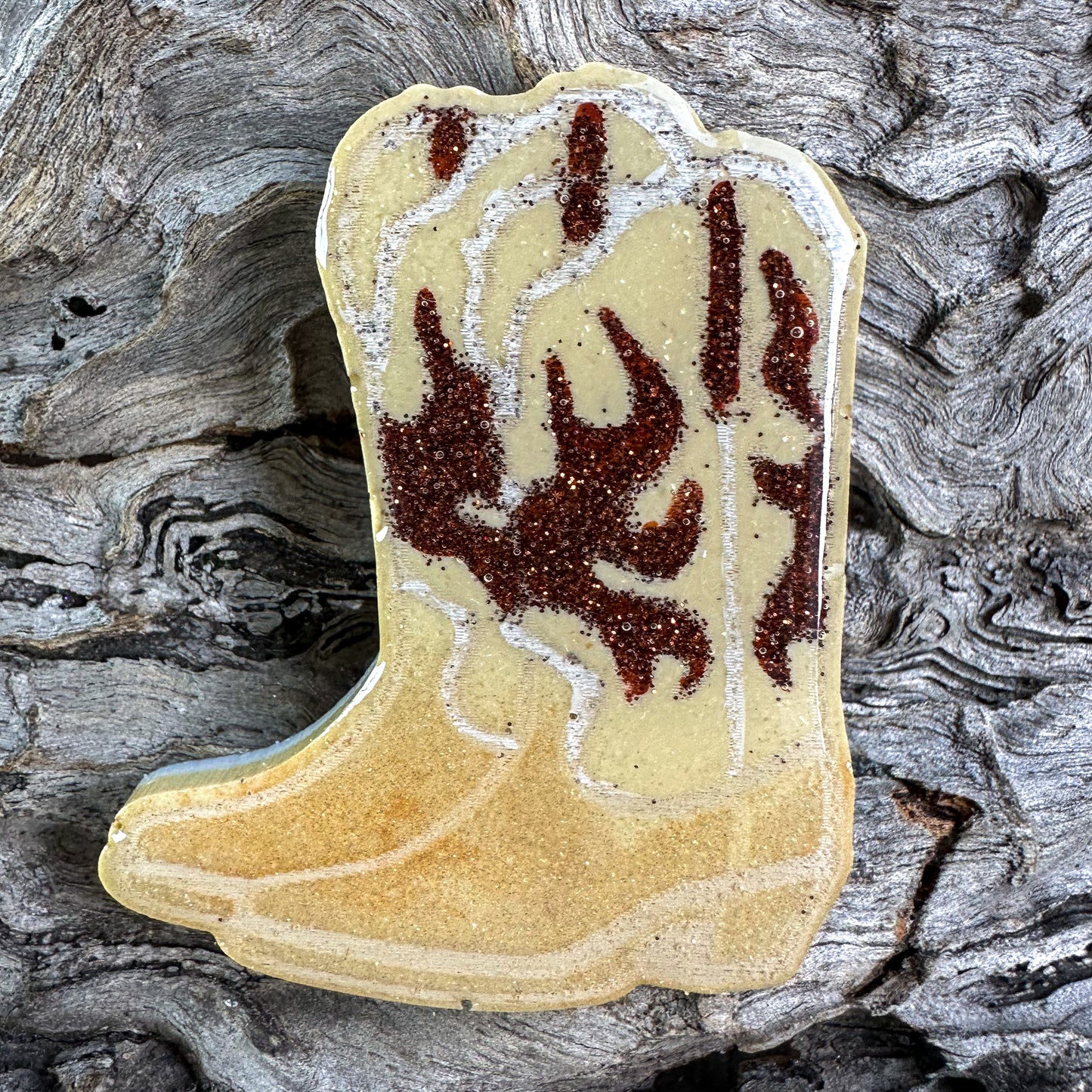 Large Cowboy Boots Shaped Tag