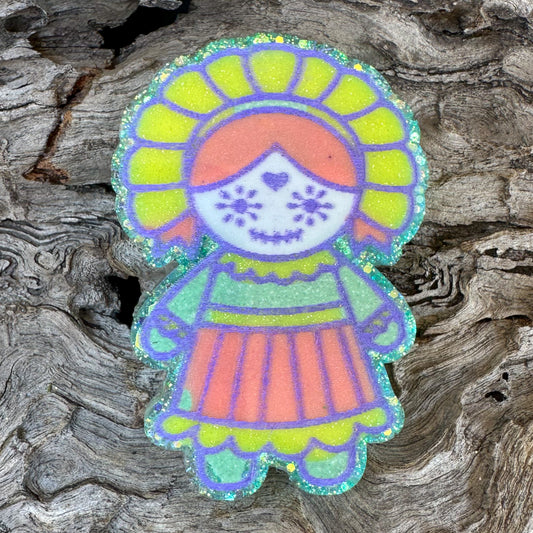 Fiesta Doll Shaped Tag