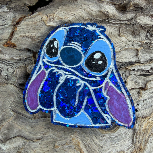 Stitch Shaped Tag