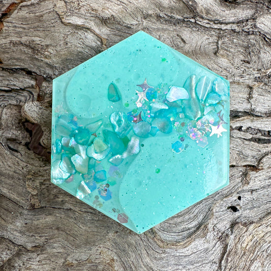 Large Hexagon Tag