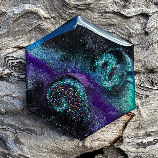 XL Hexagon Galaxy Tag
