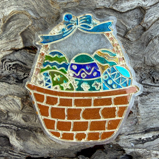 Easter Egg Basket Shaped Tag