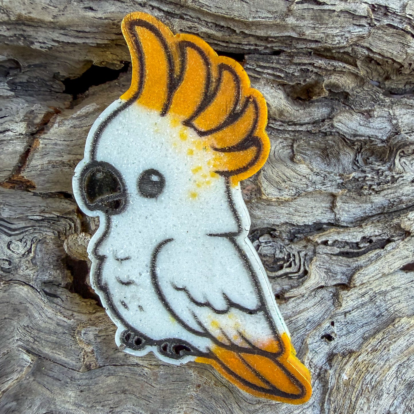Medium Cockatoo Shaped Tag