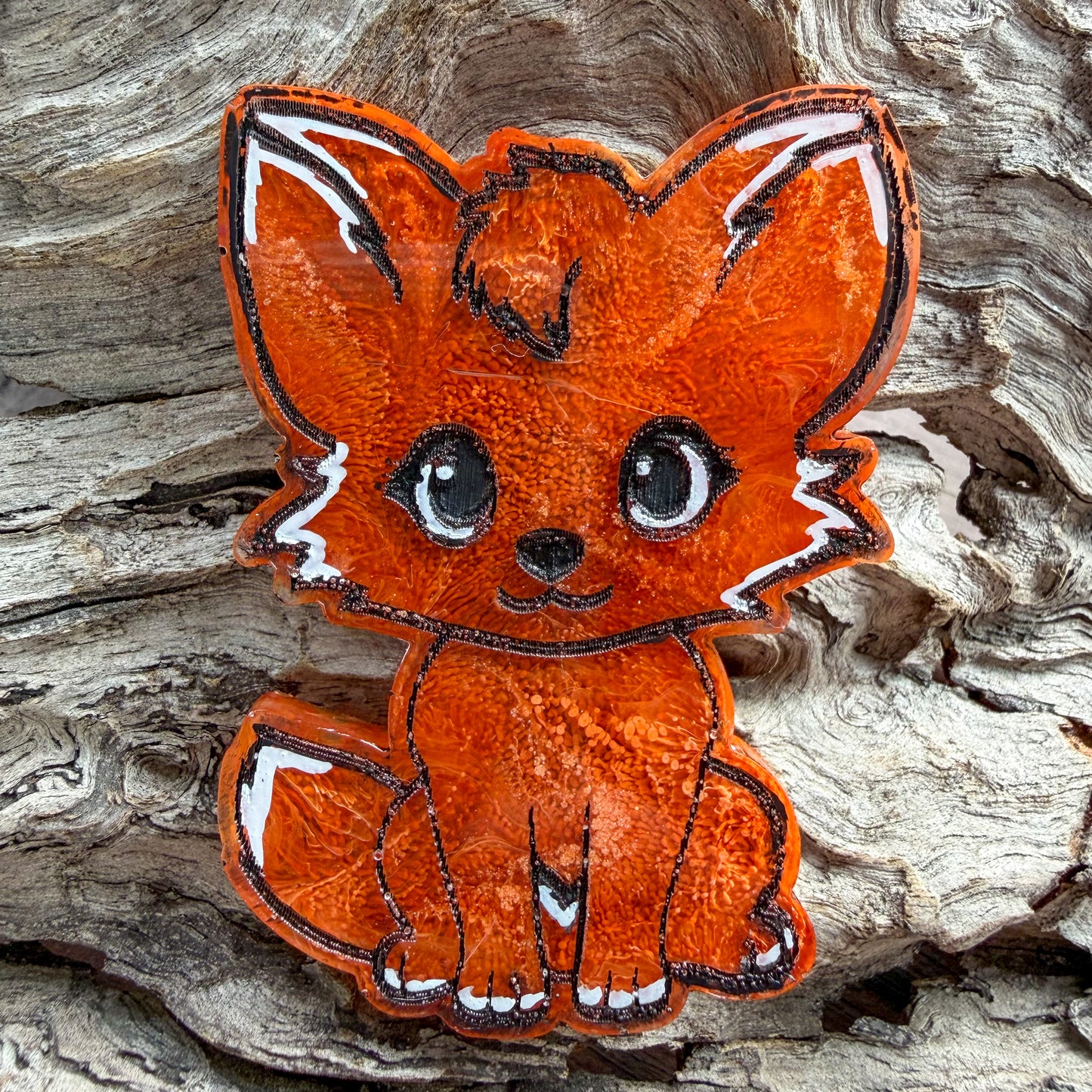 Large Fox Shaped Tag