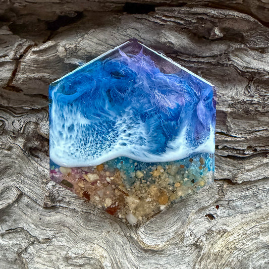 XL Hexagon Beach Tag