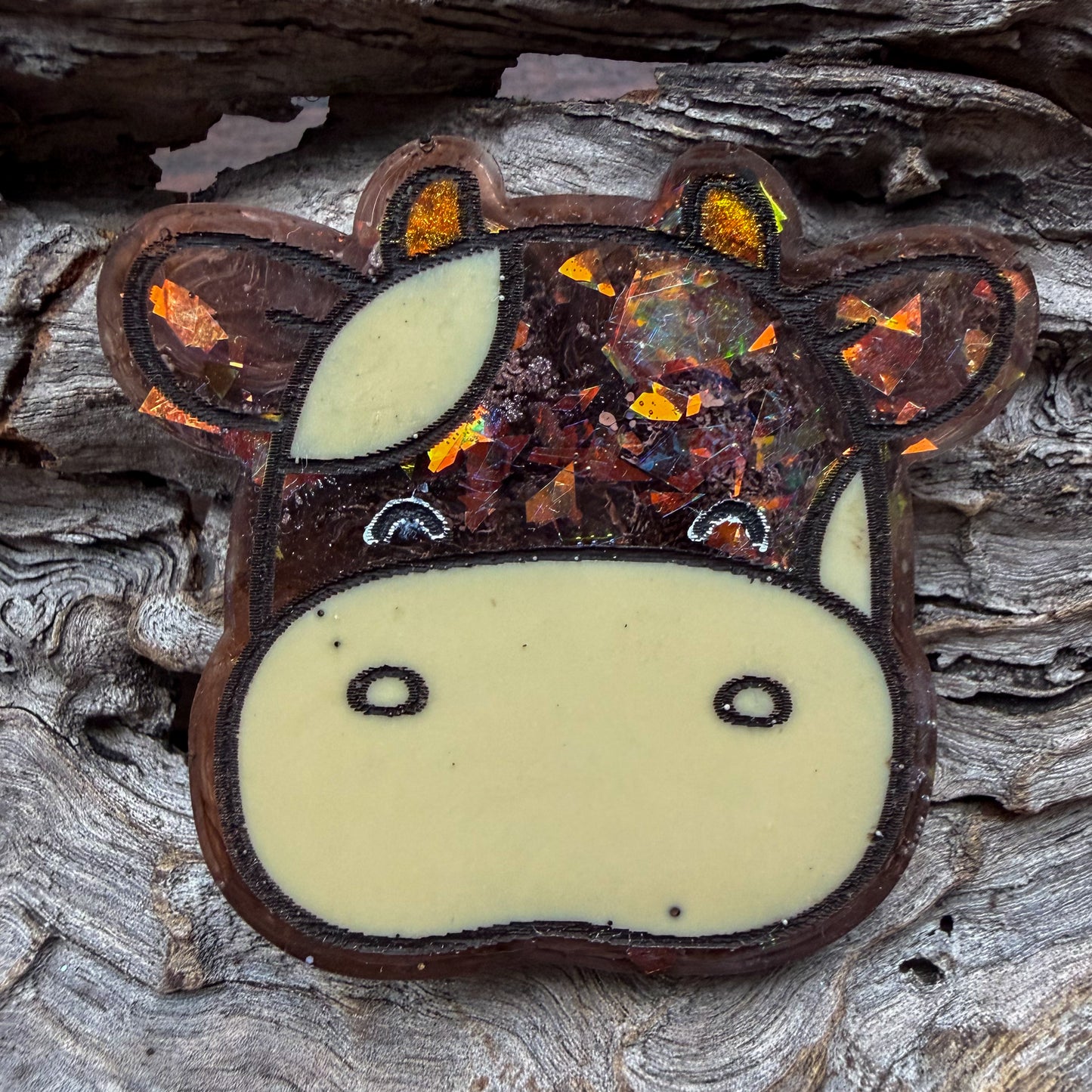 Cow Face Shaped Tag