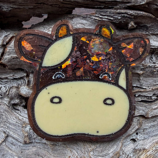 Cow Face Shaped Tag