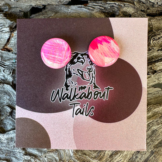 Pink Small Stud Earrings