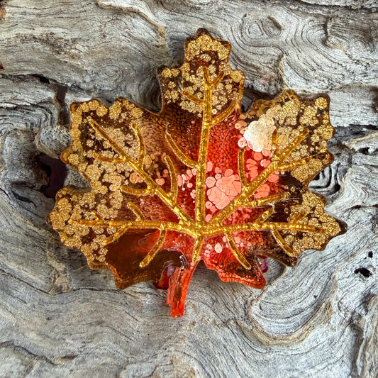 Large Maple Shaped Tag