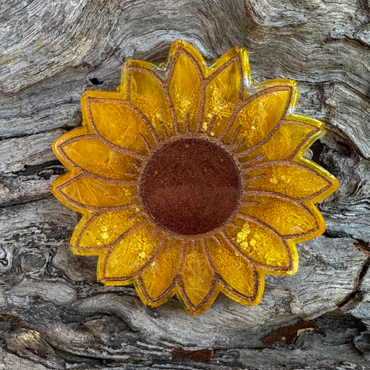 XL Sunflower Shaped Tag