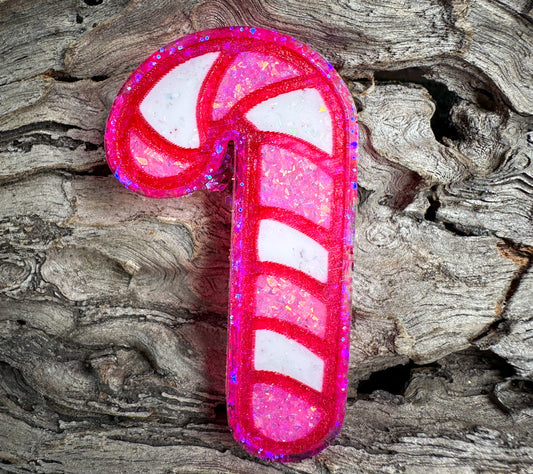 Candy Cane Shaped Tag