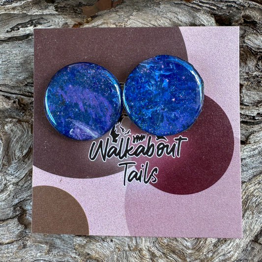 Galaxy Statement Stud Earrings