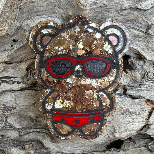 Cool Teddy Shaped Tag
