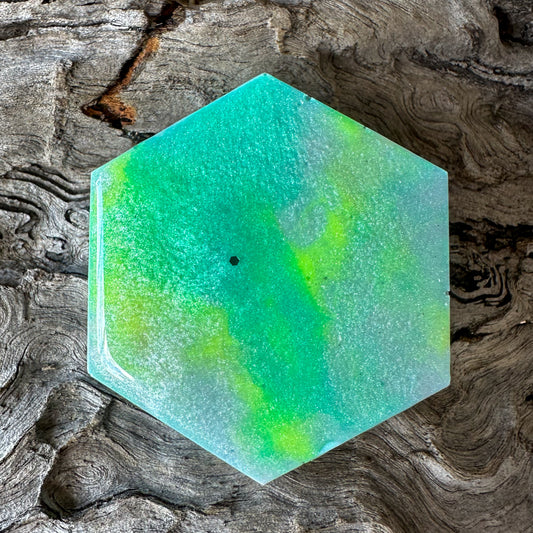 Large Hexagon Galaxy Tag