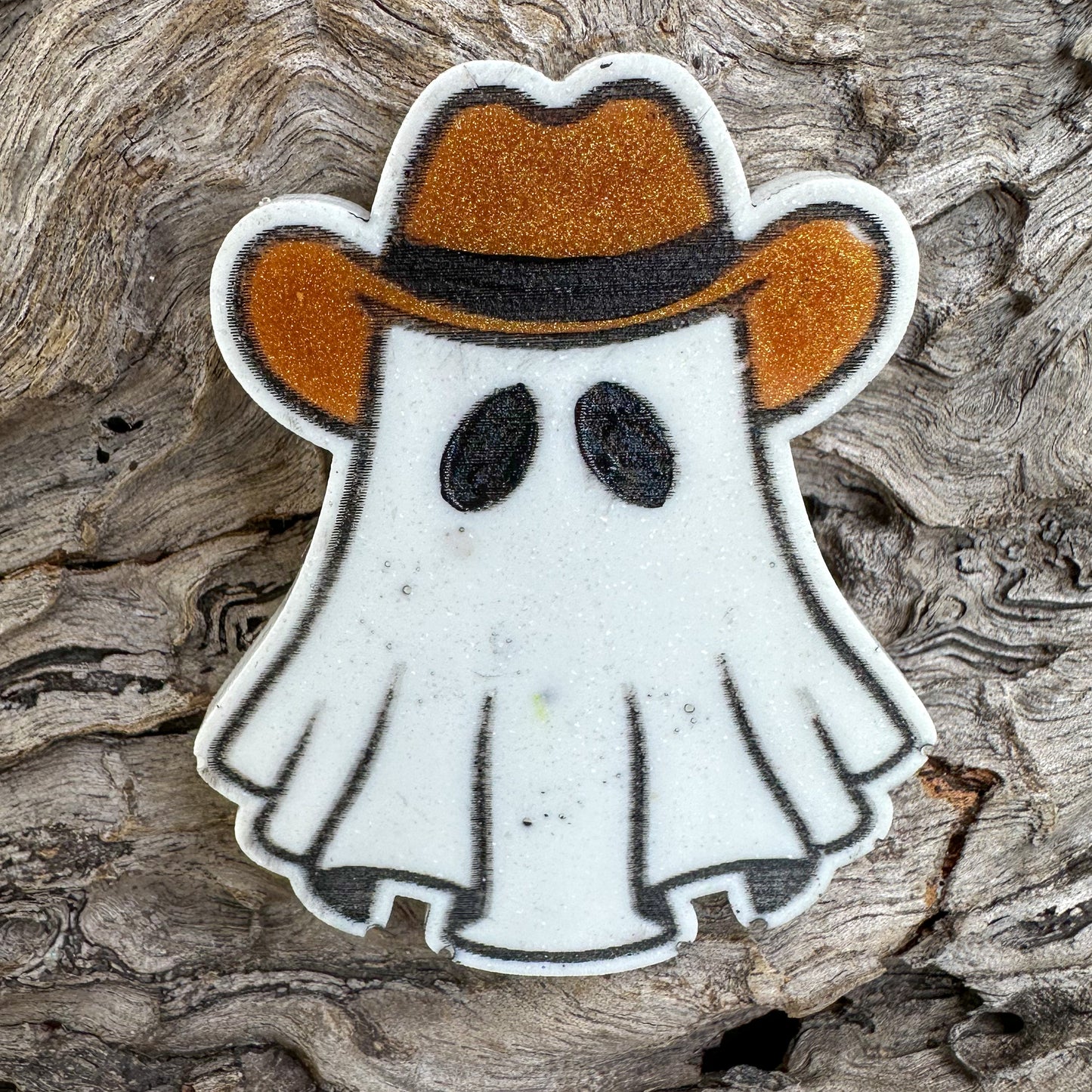 Cowboy Ghost Shaped Tag