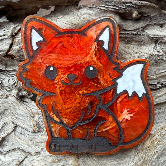 Large Fox Shaped Tag