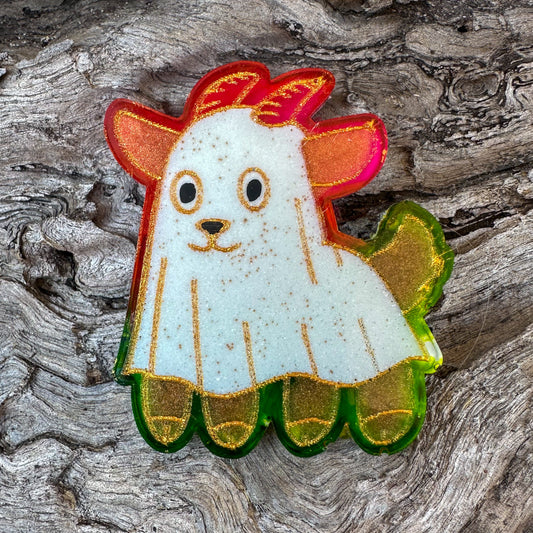 Goat Ghost Shaped Tag