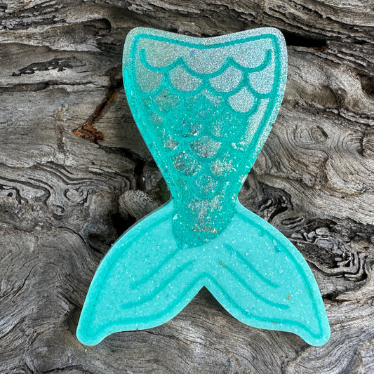 Large Mermaid Tail Shaped Tag