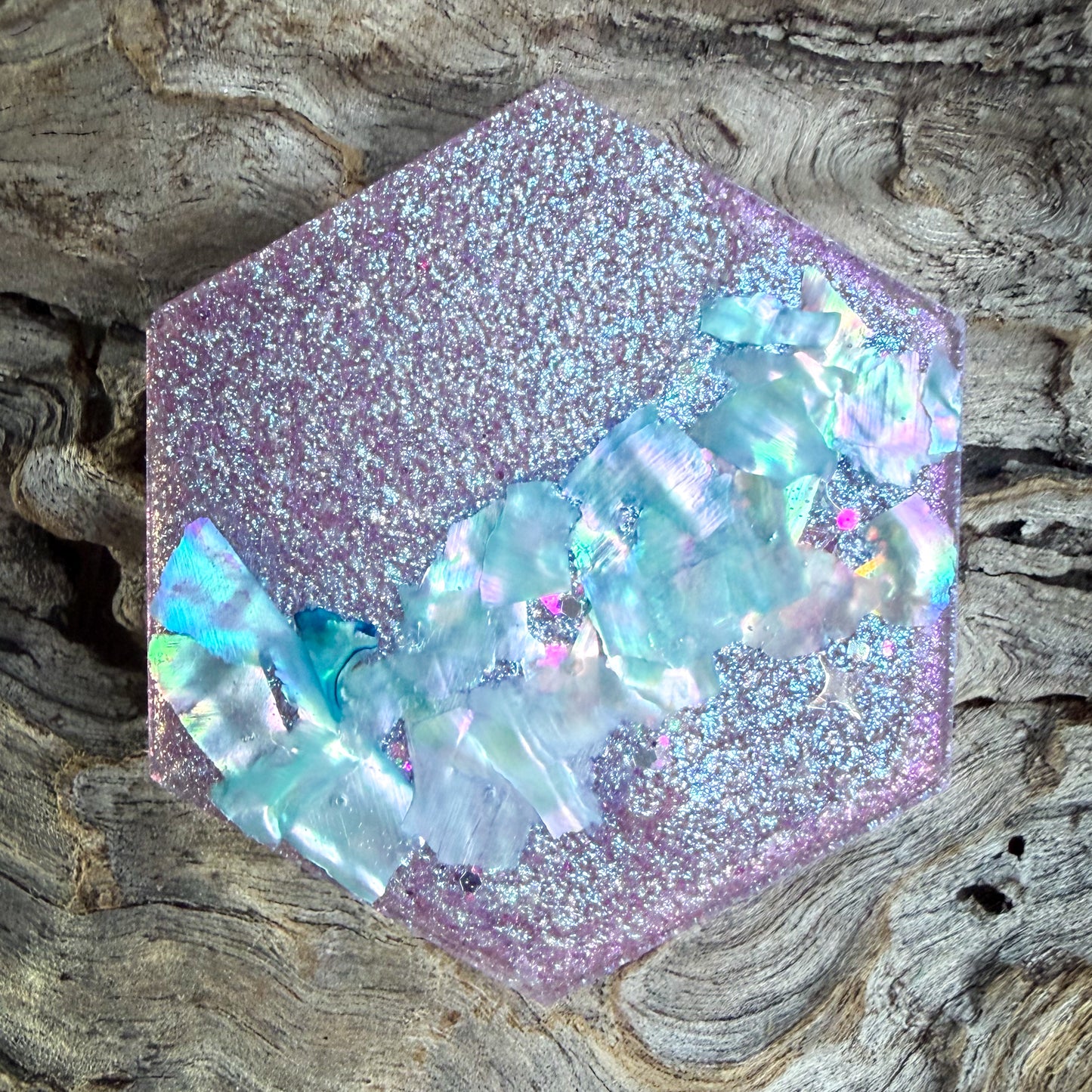 Large Hexagon Tag