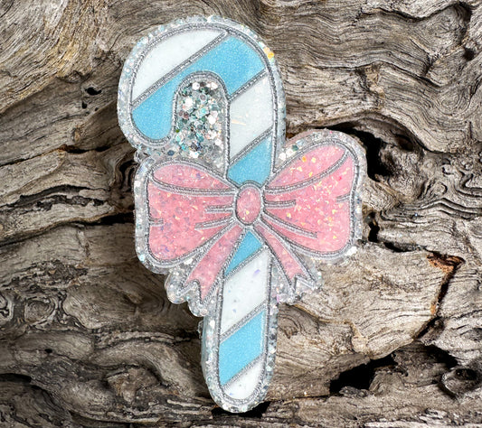 Candy Cane Shaped Tag