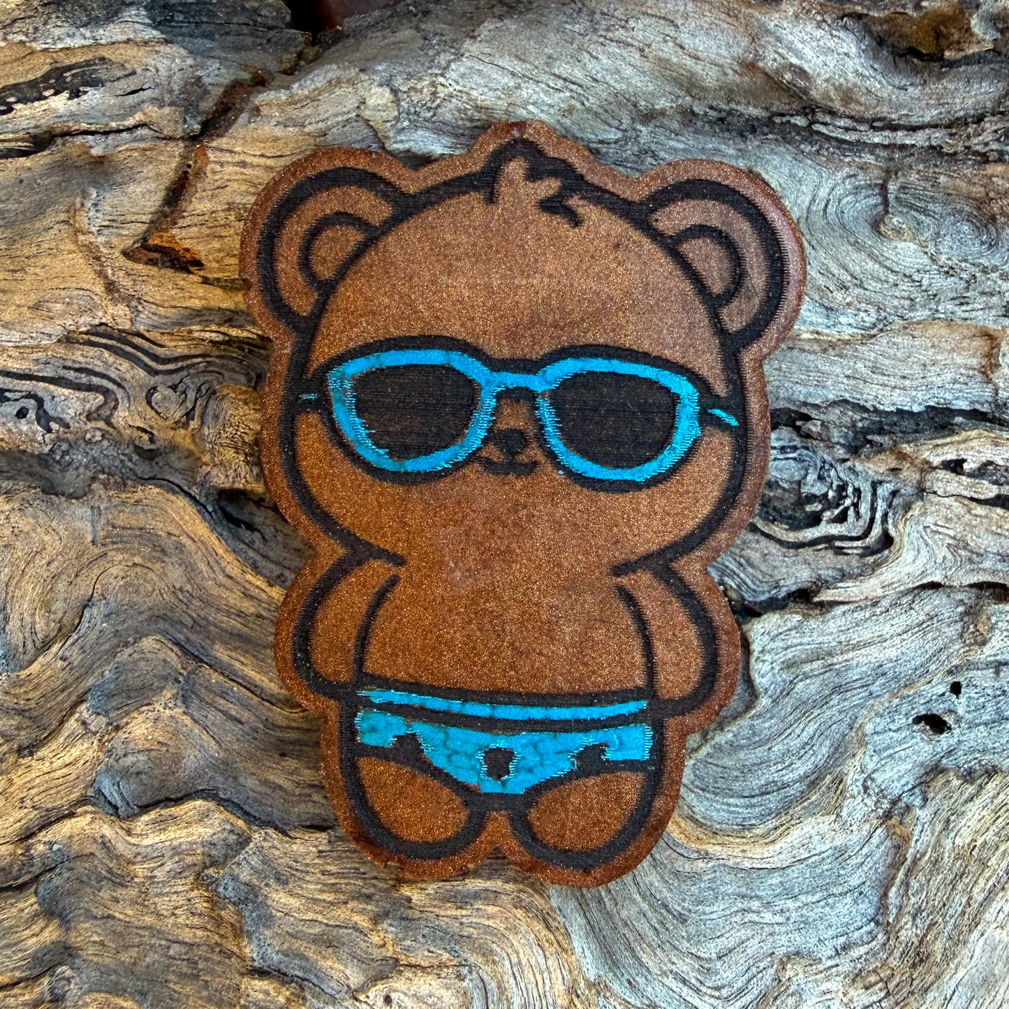 Cool Teddy Shaped Tag