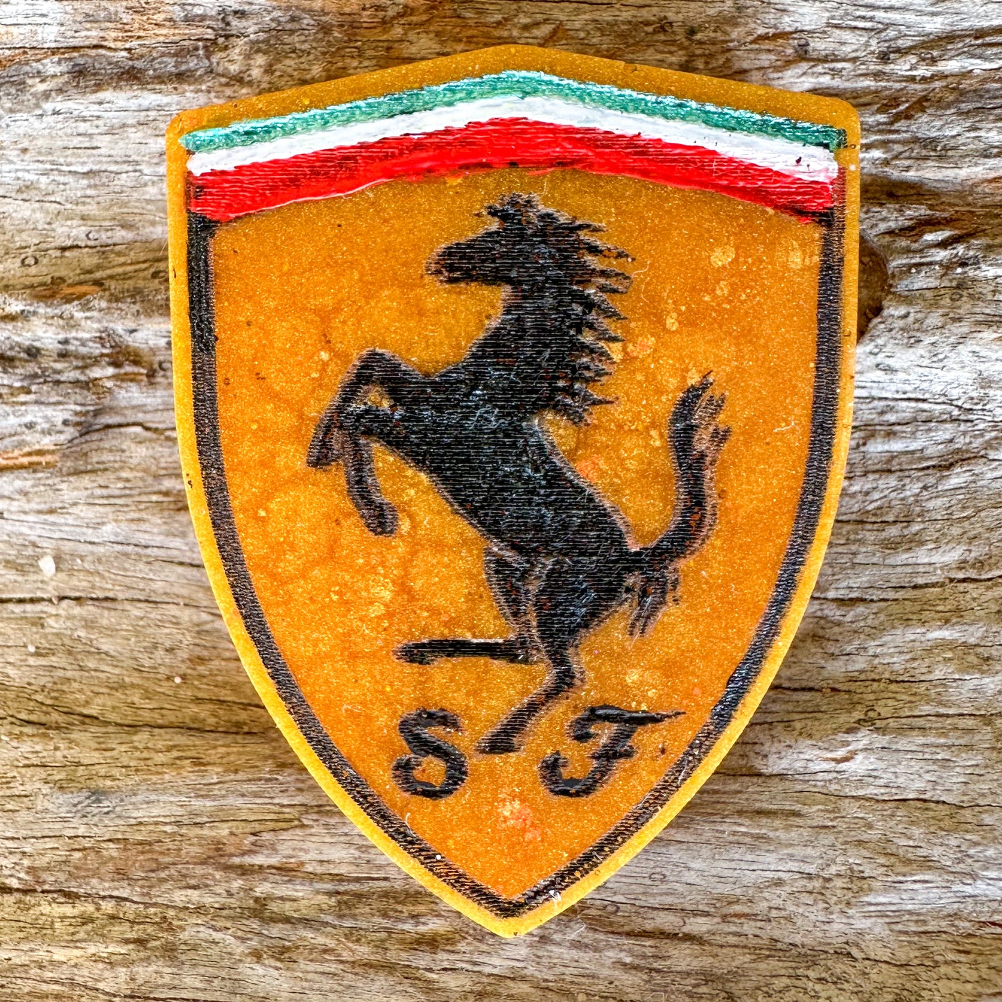 Ferrari Badge Shaped Tag