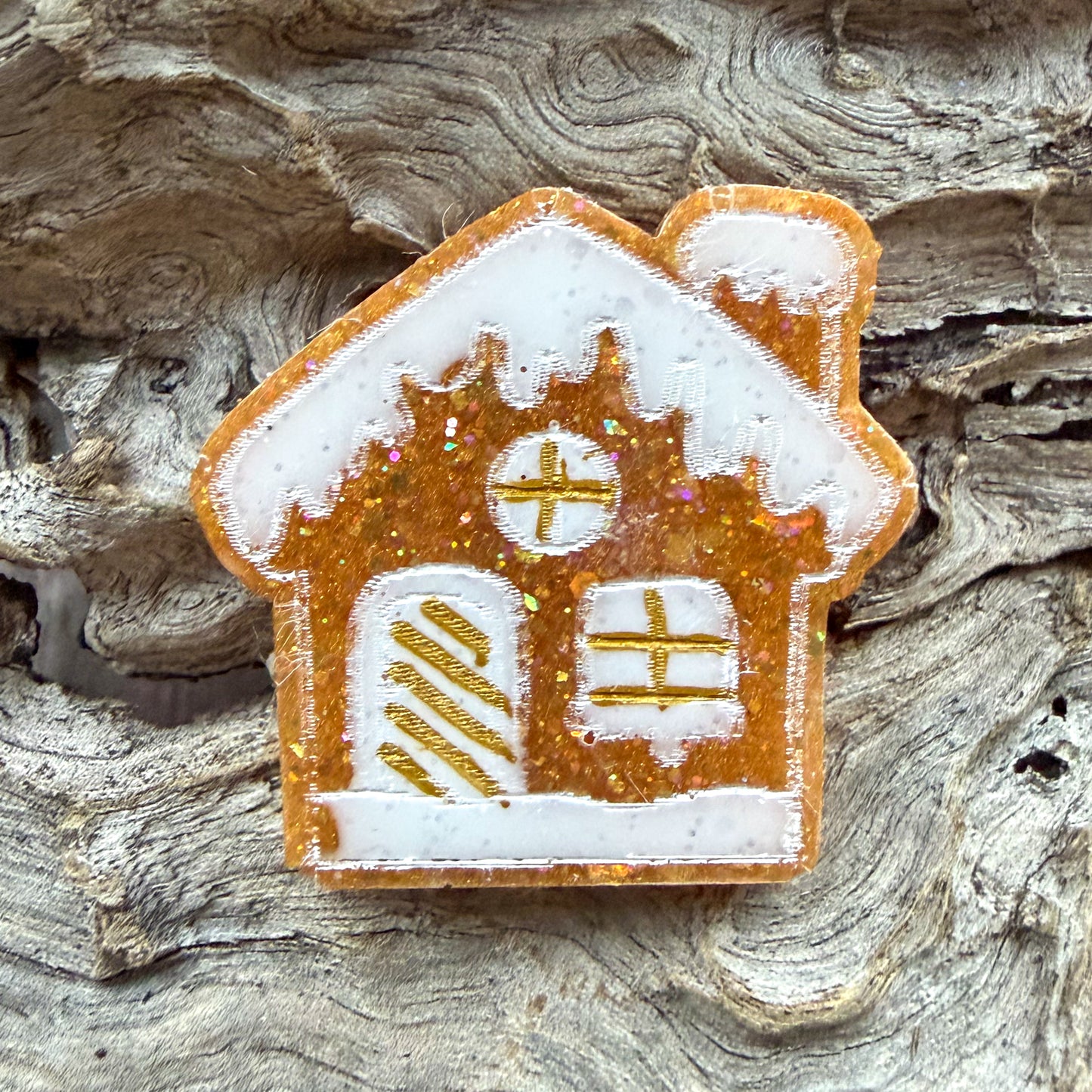 Small Gingerbread House Tag