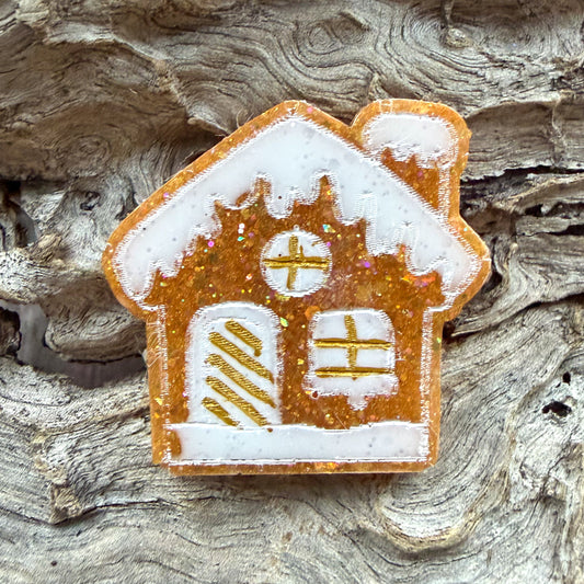 Small Gingerbread House Tag