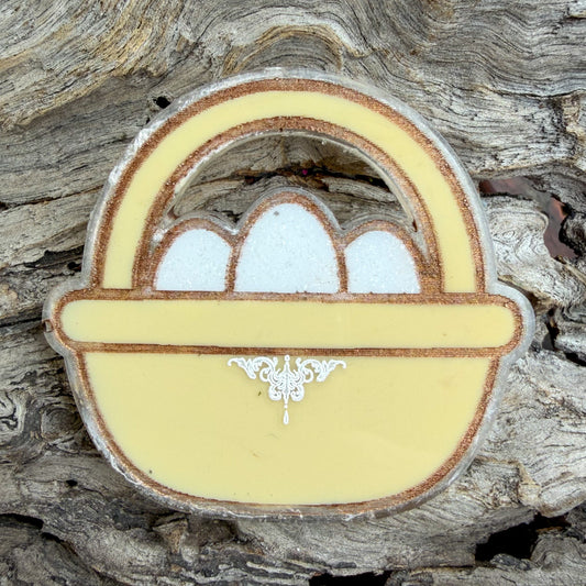 Easter Egg Basket Shaped Tag