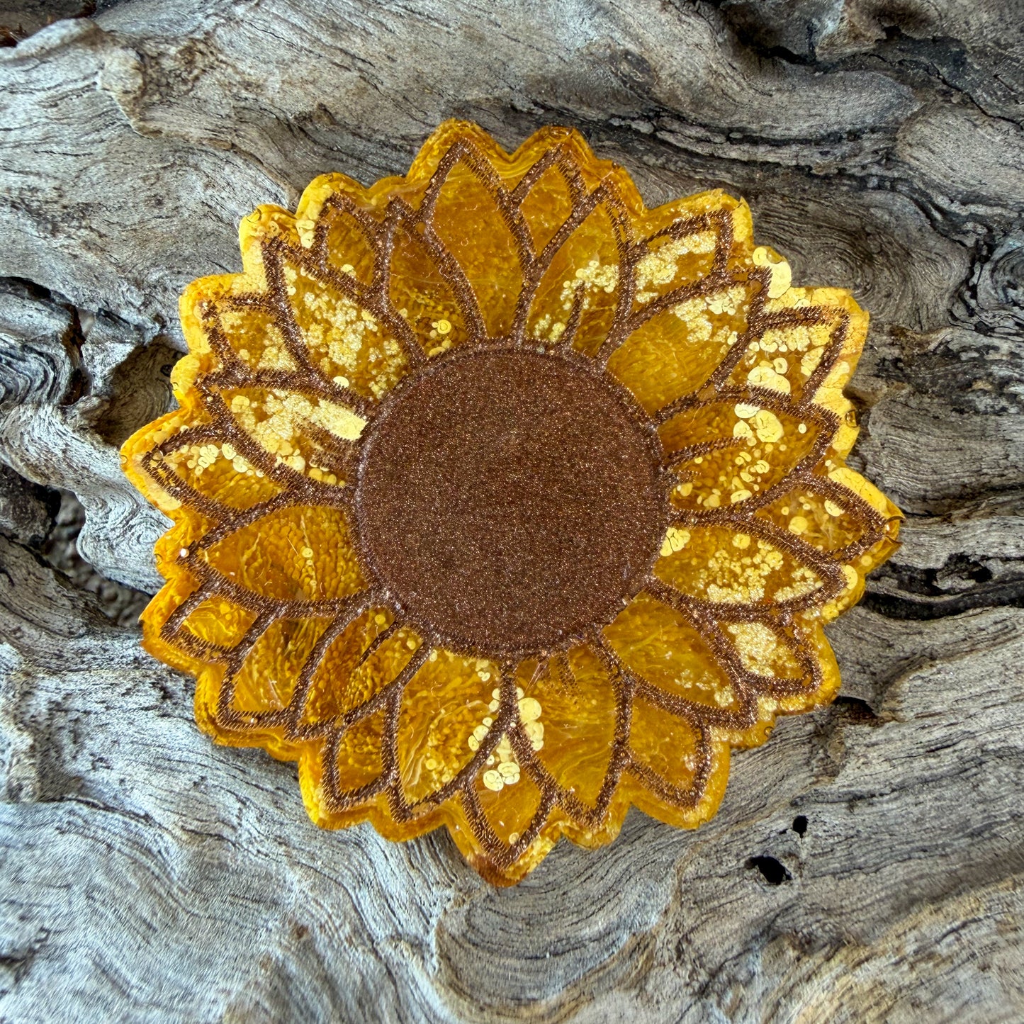 Sunflower Shaped Tag