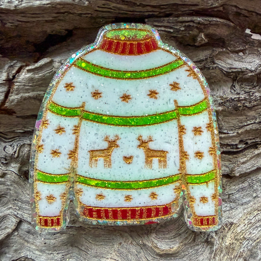 Ugly Christmas Sweater Shaped Tag
