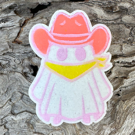 Cowboy Ghost Shaped Tag