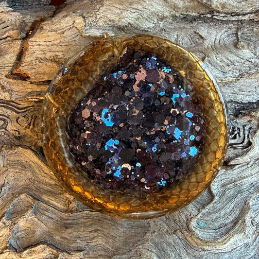 XL Circle Snake Skin Tag