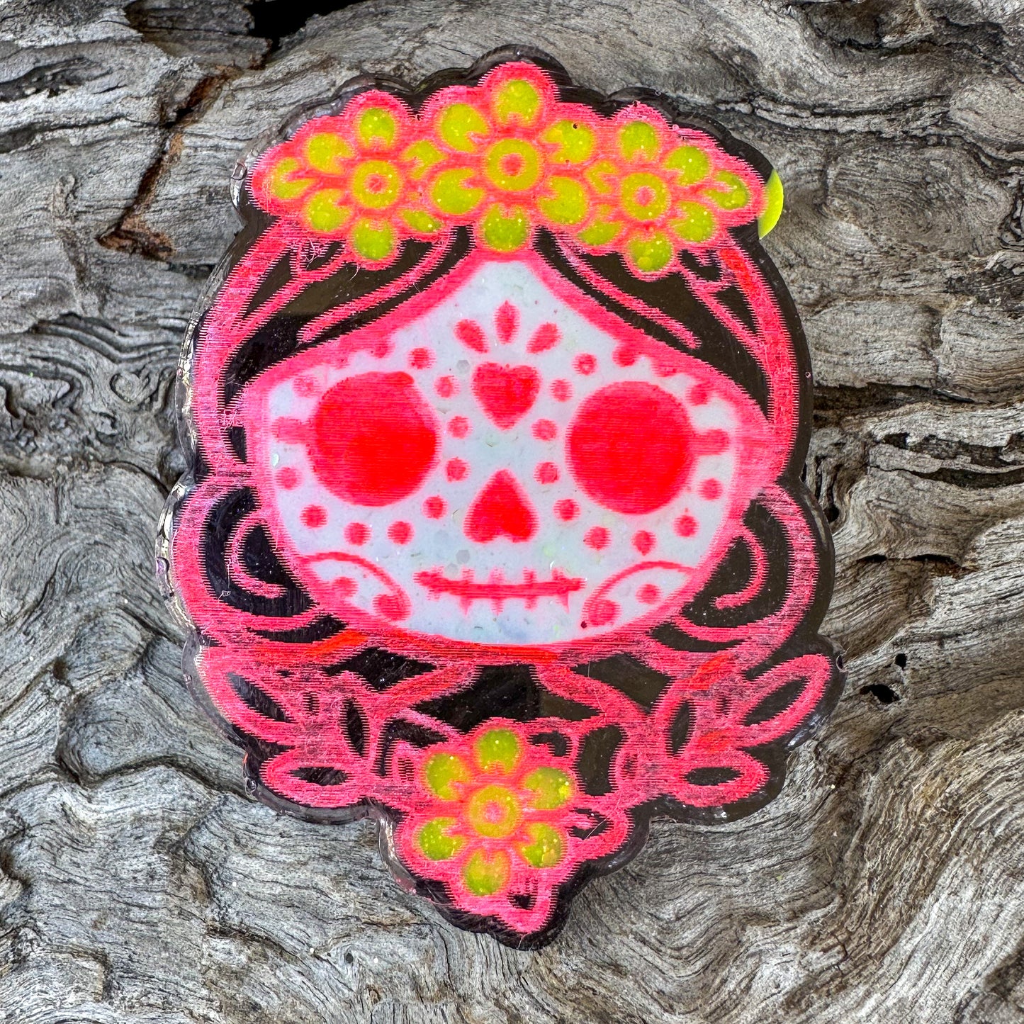 La Catrina Shaped Tag