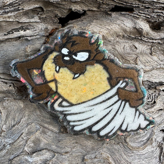 Large Tassie Devil Shaped Tag