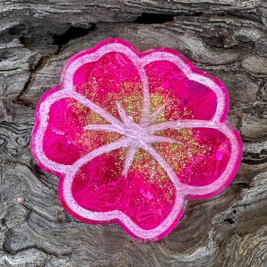 Hibiscus Shaped Tag