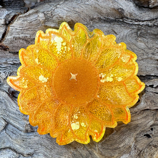 Large Sunflower Shaped Tag