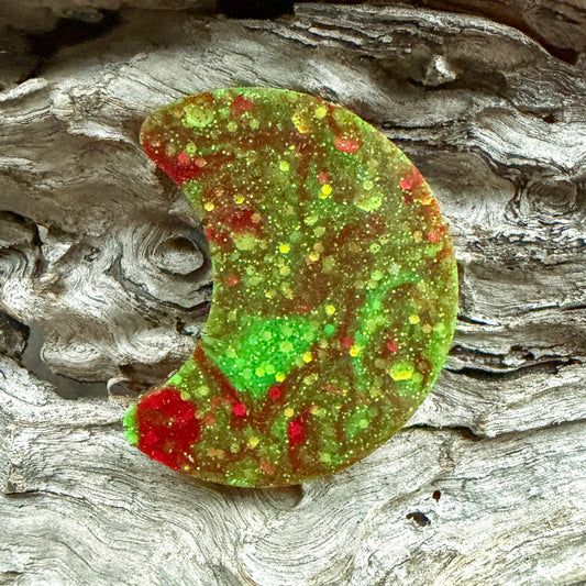 Crescent Moon Shaped Tag