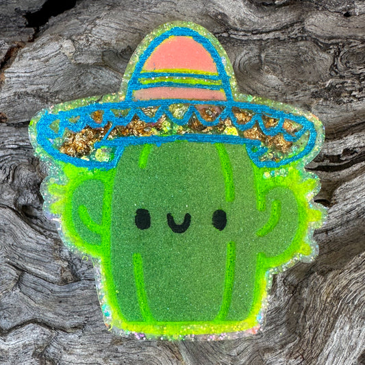 Sombrero Cactus Shaped Tag