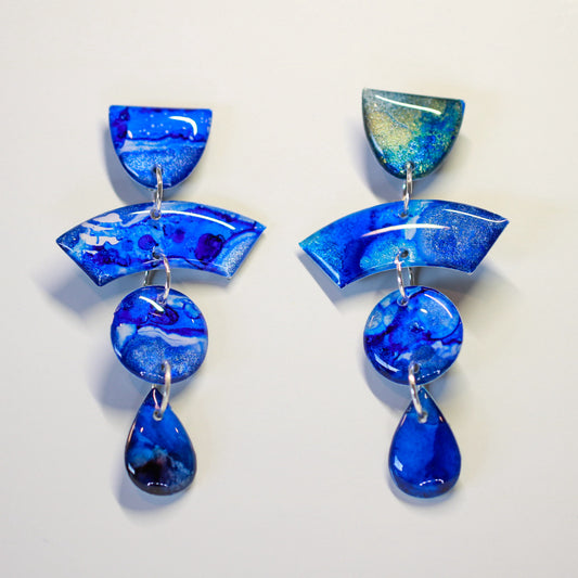 Resin Drop Earrings